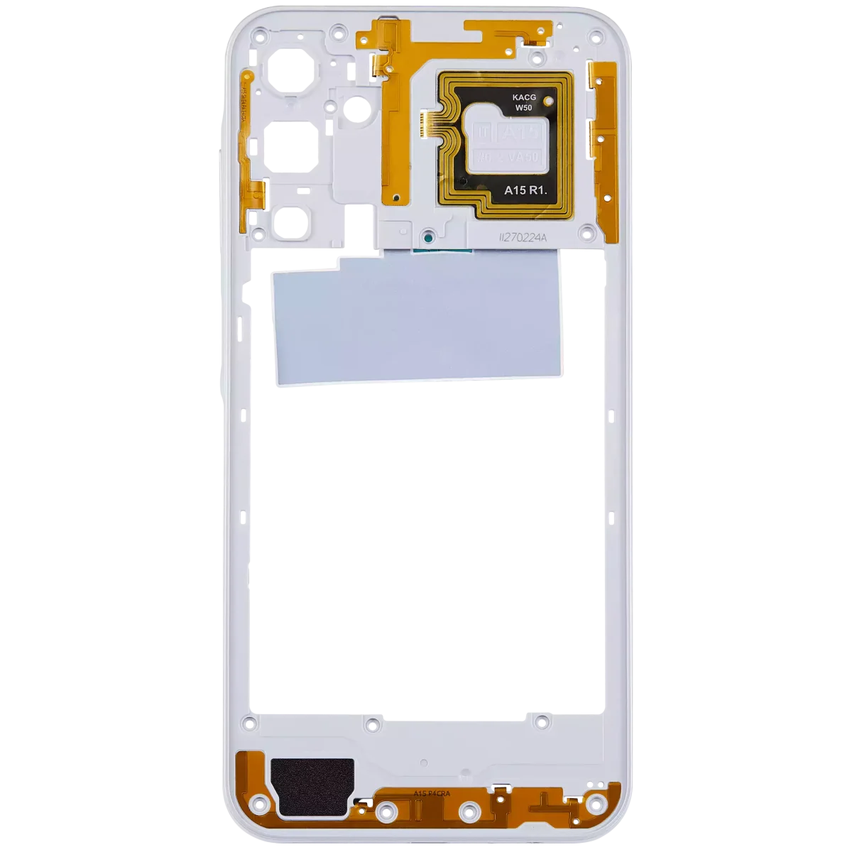Samsung Galaxy A15 İle Uyumlu  Orta Çerçeve Kasası (A155 2023) (Büyülü Mavi) - Görsel 3