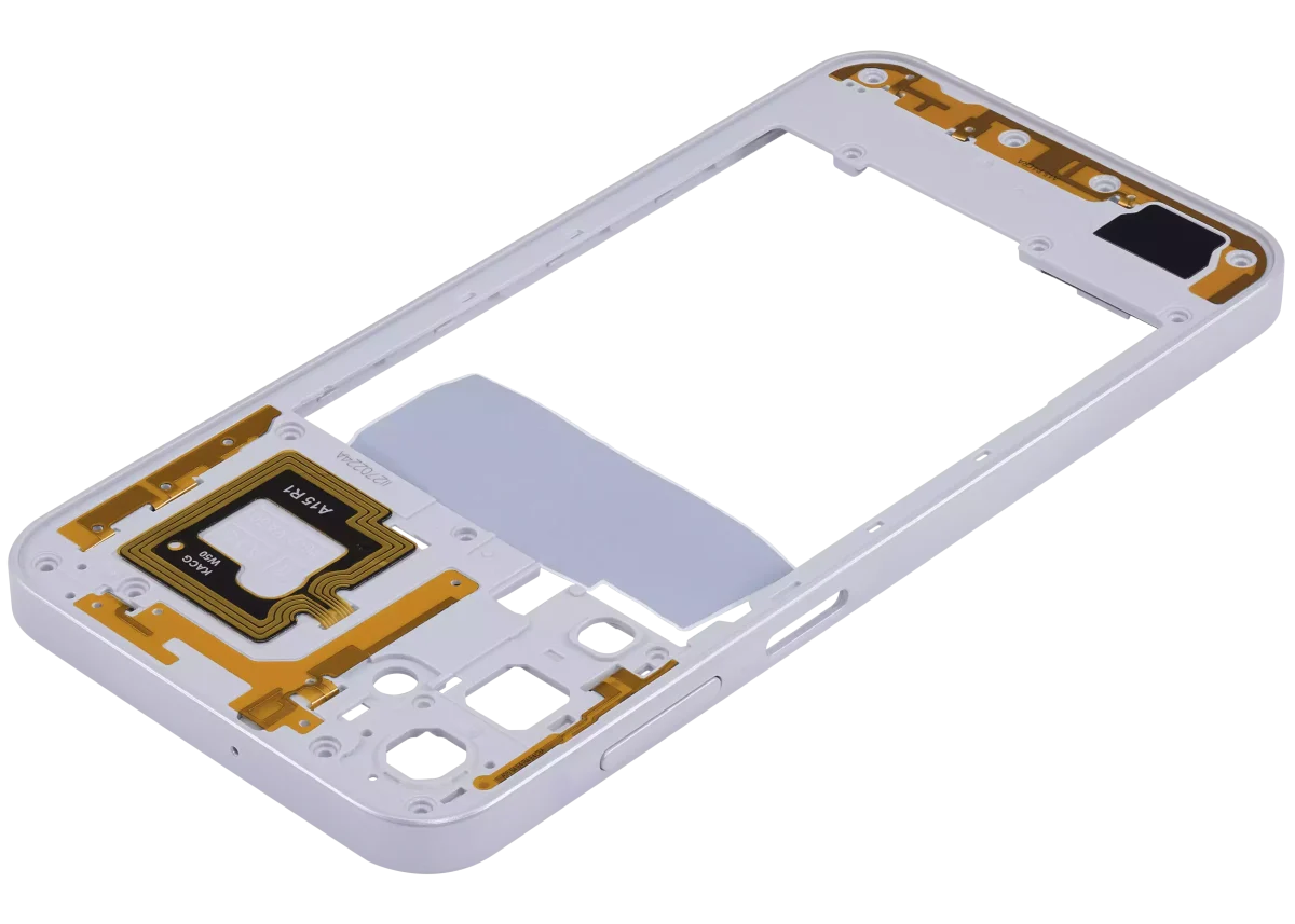 Samsung Galaxy A15 İle Uyumlu  Orta Çerçeve Kasası (A155 2023) (Büyülü Mavi) - Görsel 5