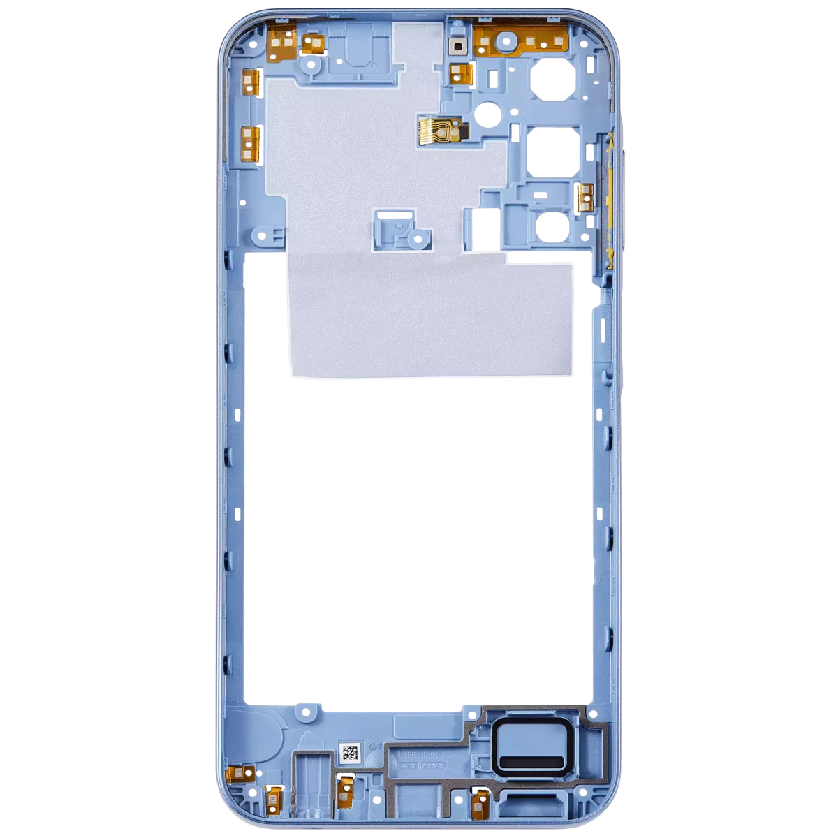 Samsung Galaxy A15 İle Uyumlu  Orta Çerçeve Kasası (A155 2023) (İyimser Mavi) - Görsel 4