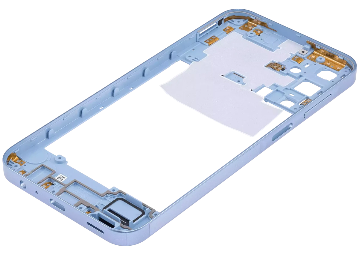 Samsung Galaxy A15 İle Uyumlu  Orta Çerçeve Kasası (A155 2023) (İyimser Mavi) - Görsel 6