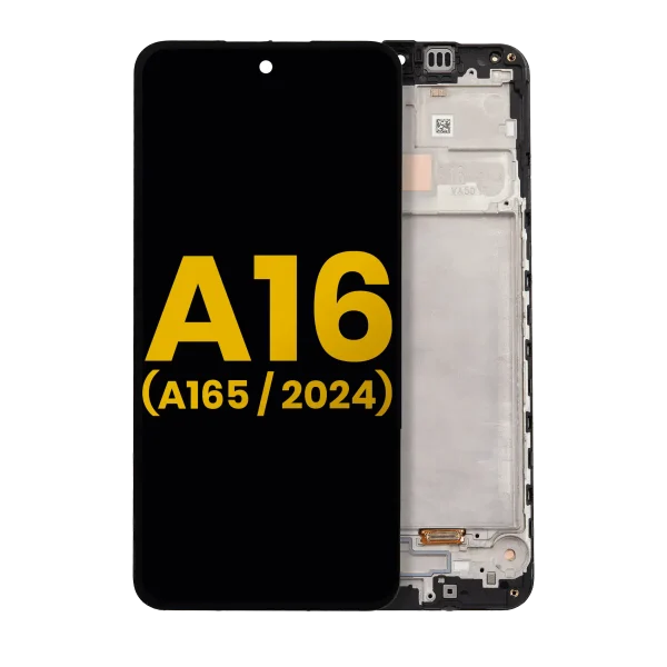 Samsung Galaxy A16 4G İle Uyumlu İçin Çerçeveli ekran (A165 2024) Orijinal (Tüm Renkler)  Orijinal Ekranı