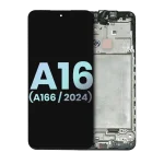 Samsung Galaxy A16 5G İle Uyumlu İçin Çerçeveli ekran (A166 2024) (Servis Paketi) (Tüm Renkler)  Orijinal Ekranı