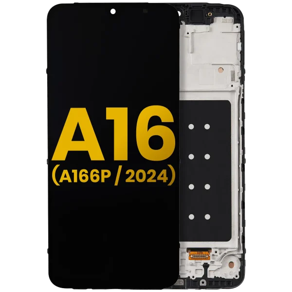 Samsung Galaxy A16 5G İle Uyumlu İçin Çerçeveli ekran (A166P 2024) Orijinal (Tüm Renkler)  Orijinal Ekranı