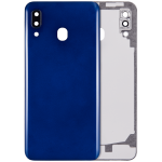 Samsung Galaxy A20 Arka İle Uyumlu Kapak Camı Kamera Lensi (A205 2019) (Aftermarket Plus) (Mavi)