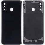 Samsung Galaxy A20 Arka İle Uyumlu Kapak Camı Kamera Lensiyle Uyumlu (A205 2019) (Aftermarket Plus) (Siyah) - Görsel 2