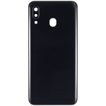 Samsung Galaxy A20 Arka İle Uyumlu Kapak Camı Kamera Lensiyle Uyumlu (A205 2019) (Aftermarket Plus) (Siyah) - Görsel 3