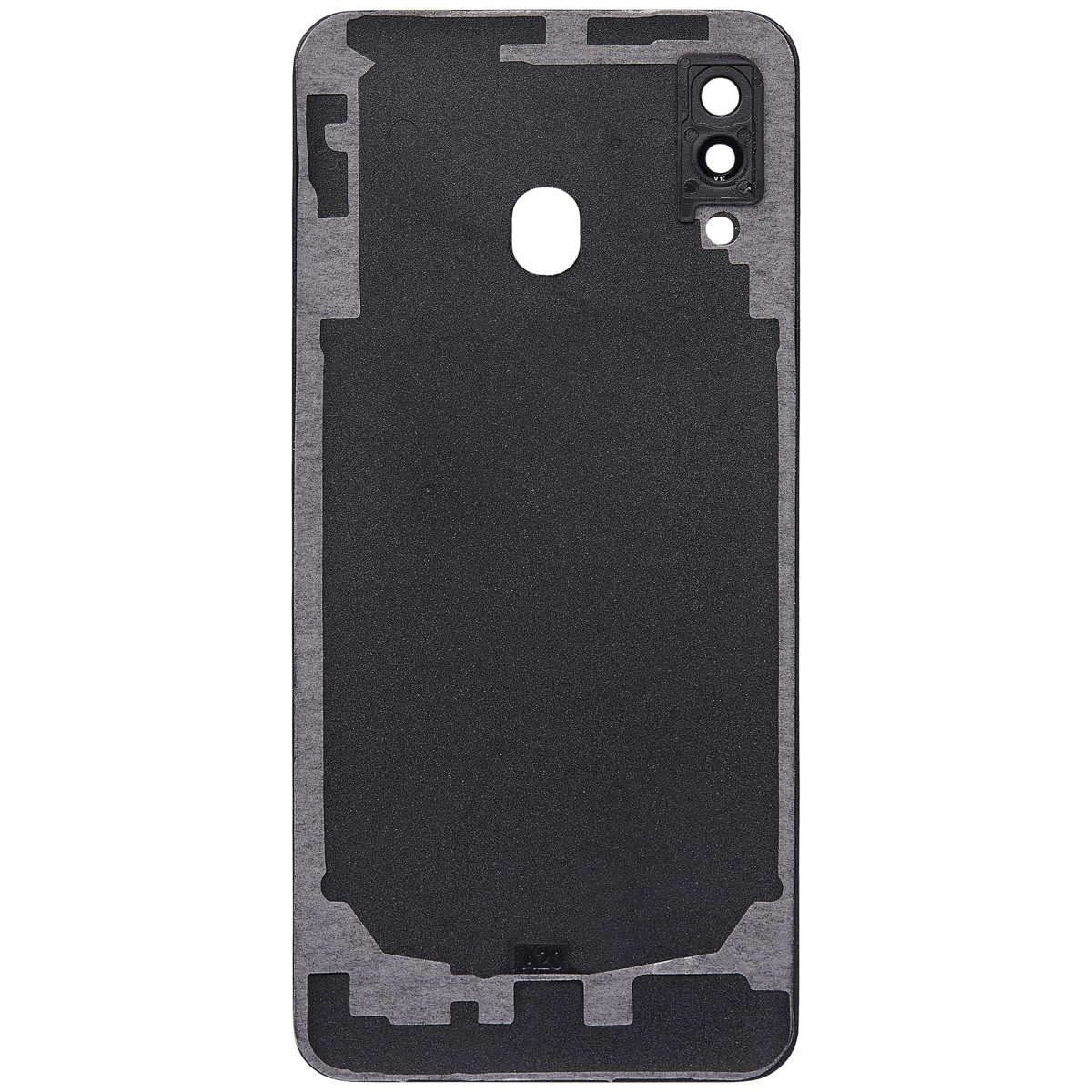 Samsung Galaxy A20 Arka İle Uyumlu Kapak Camı Kamera Lensiyle Uyumlu (A205 2019) (Aftermarket Plus) (Siyah) - Görsel 4