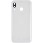 Samsung Galaxy A20 Arka İle Uyumlu Kapak Camı Kamera Lensli (A205 2019) (Aftermarket Plus) (Beyaz) - Görsel 3