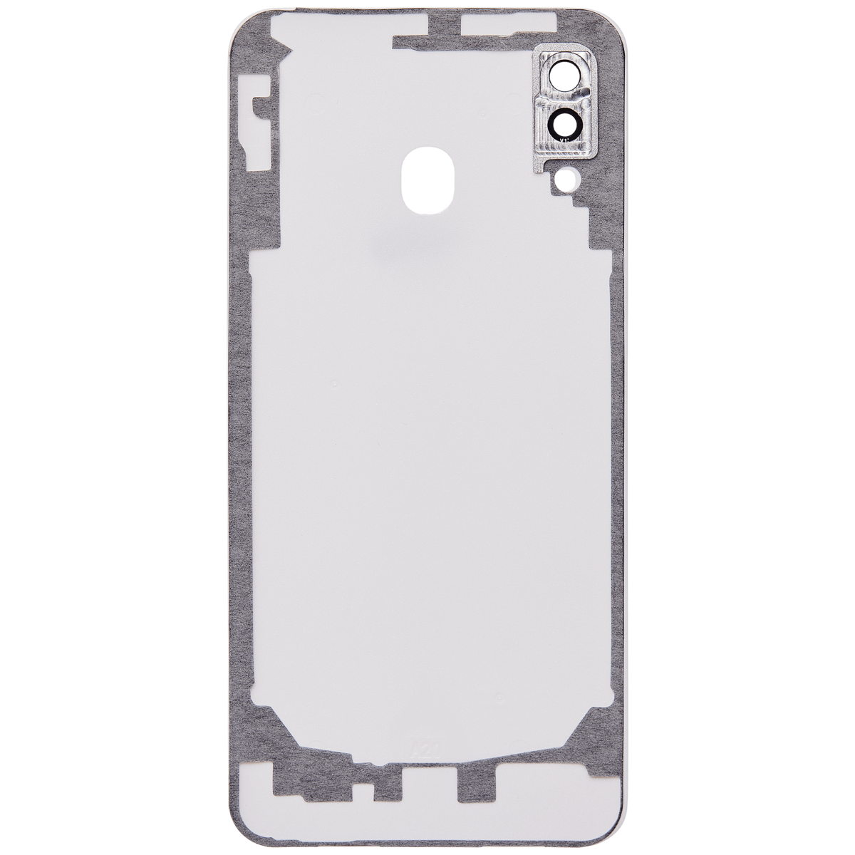 Samsung Galaxy A20 Arka İle Uyumlu Kapak Camı Kamera Lensli (A205 2019) (Aftermarket Plus) (Beyaz) - Görsel 4