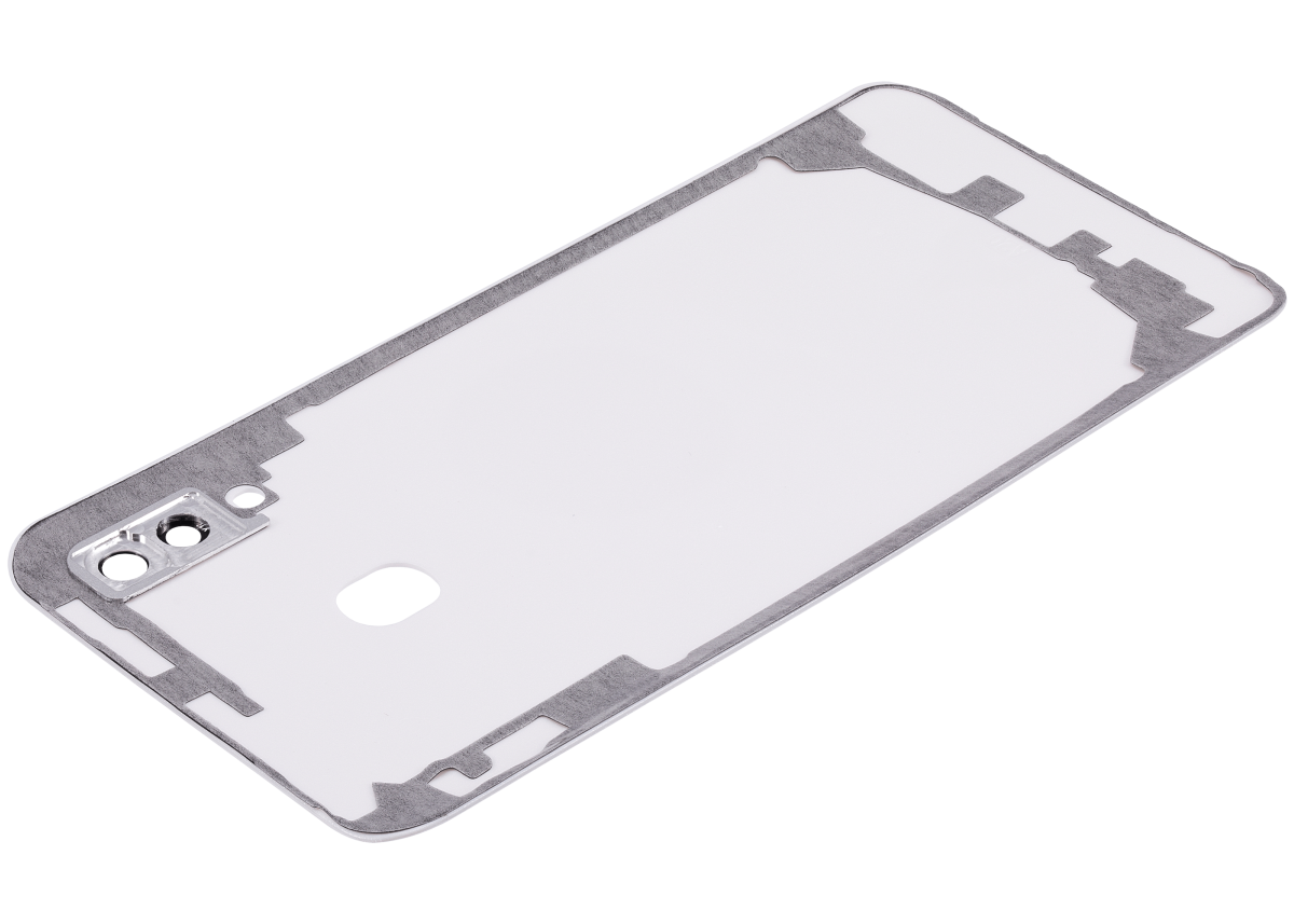Samsung Galaxy A20 Arka İle Uyumlu Kapak Camı Kamera Lensli (A205 2019) (Aftermarket Plus) (Beyaz) - Görsel 6