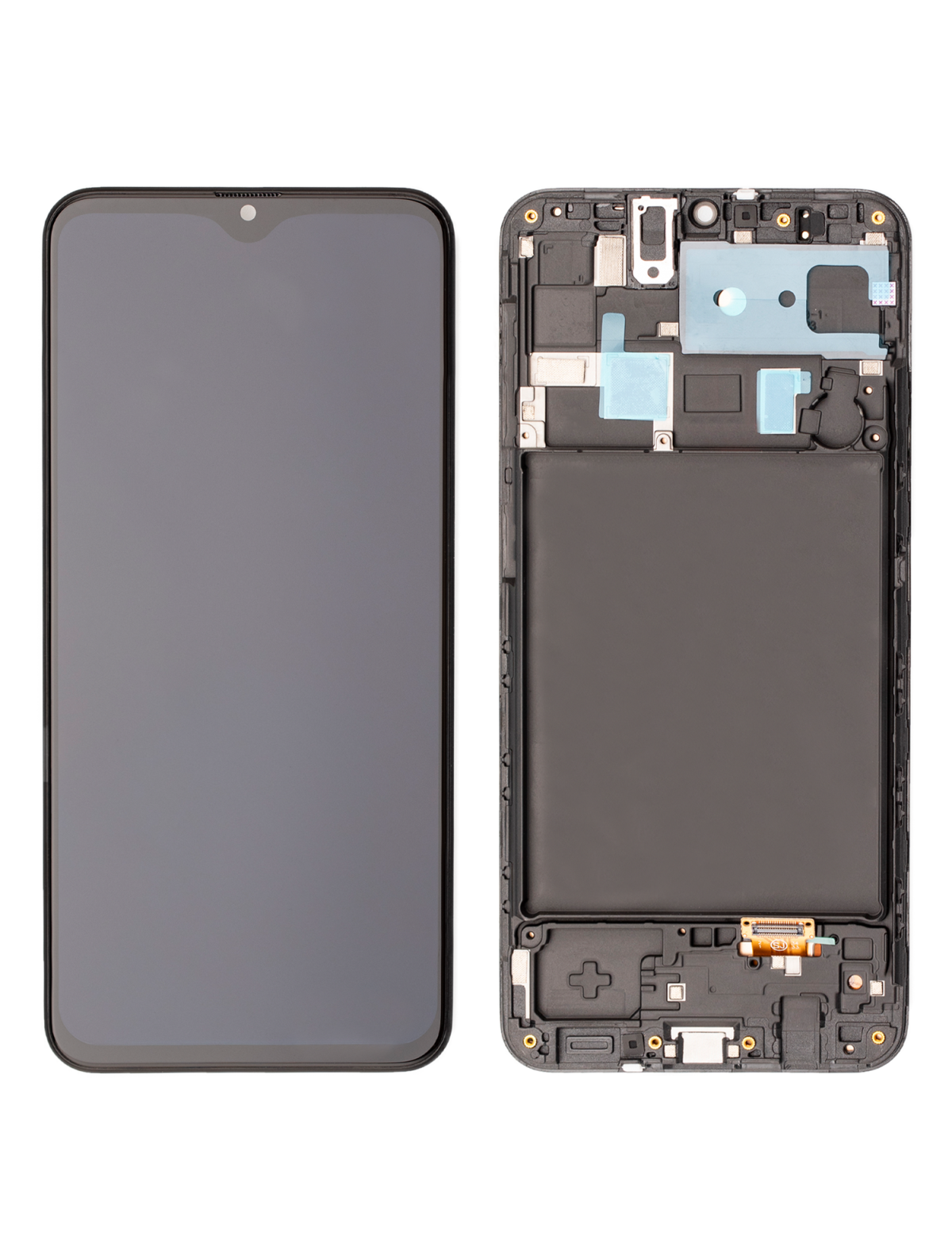Samsung Galaxy A20 İle Uyumlu (A205 2019) (F Sürümü) (Tüm Renkler) Çerçeveli ekran Orijinal Ekranı - Görsel 3