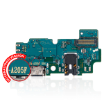 Samsung Galaxy A20 İle Uyumlu (A205 2019) (Uluslararası Sürüm) (Premium) Kartlı Şarj Portu