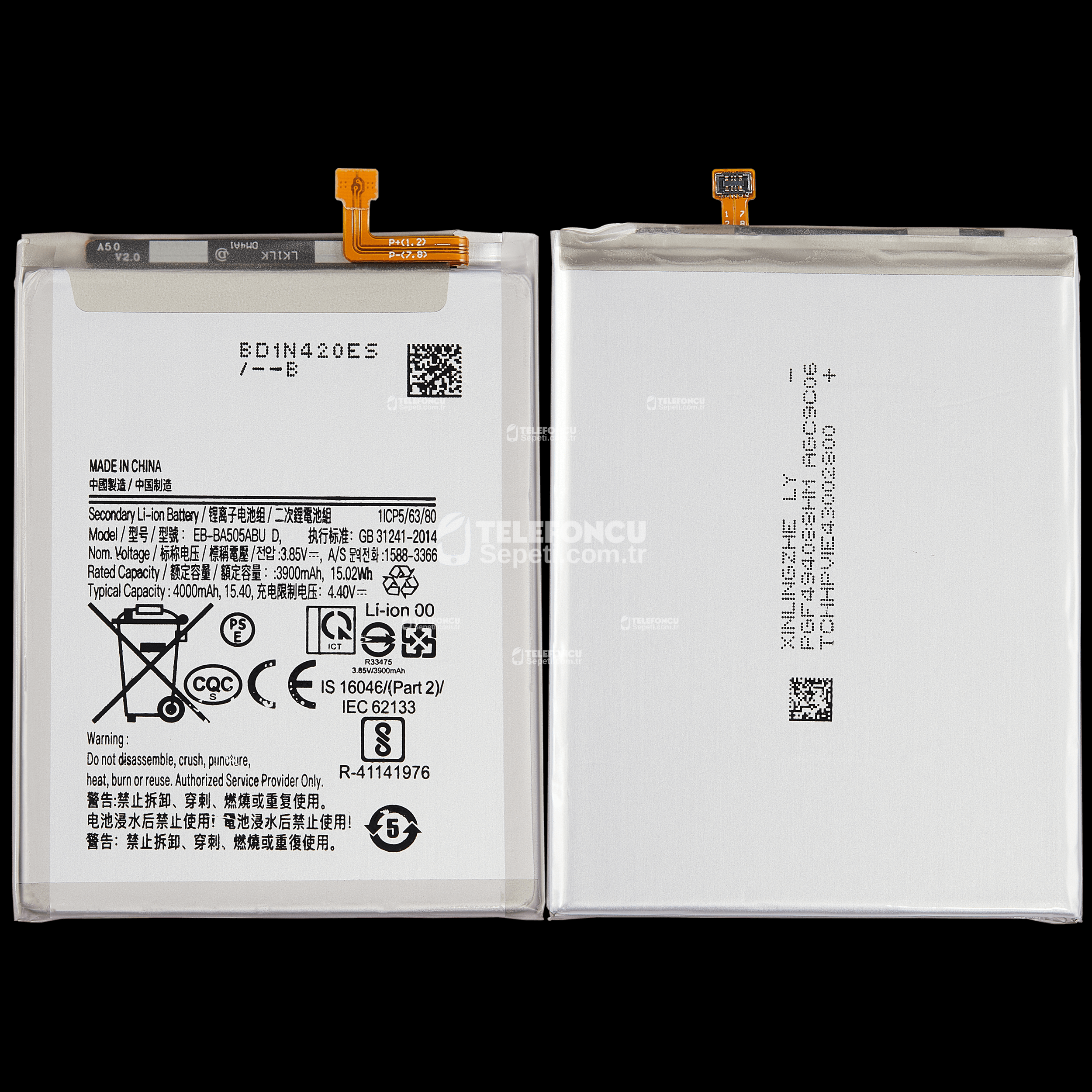 Samsung-Galaxy-A20-Ile-Uyumlu-Batarya-Pil-A205-2019-A30-A305-2019-A30S-A307-2019-A50-A505-2019-A50s-A507-2019-EB-BA505ABU-1 Samsung Galaxy A20 İle Uyumlu Batarya Pil (A205 2019) A30 (A305 2019) A30S (A307 2019) A50 (A505 2019) A50s (A507 2019) (EB-BA505ABU) - Görsel 2