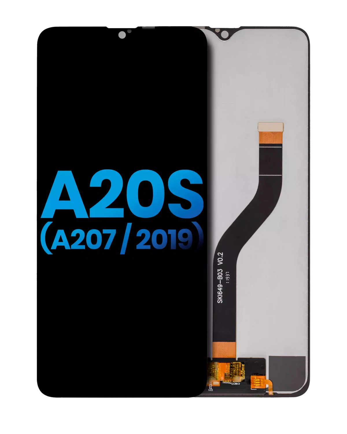 Samsung Galaxy A20 İle Uyumlu Çerçevesiz ekran LCD Ekranı s (A207 2019) (Yan Pazar: Incell) (Tüm Renkler)