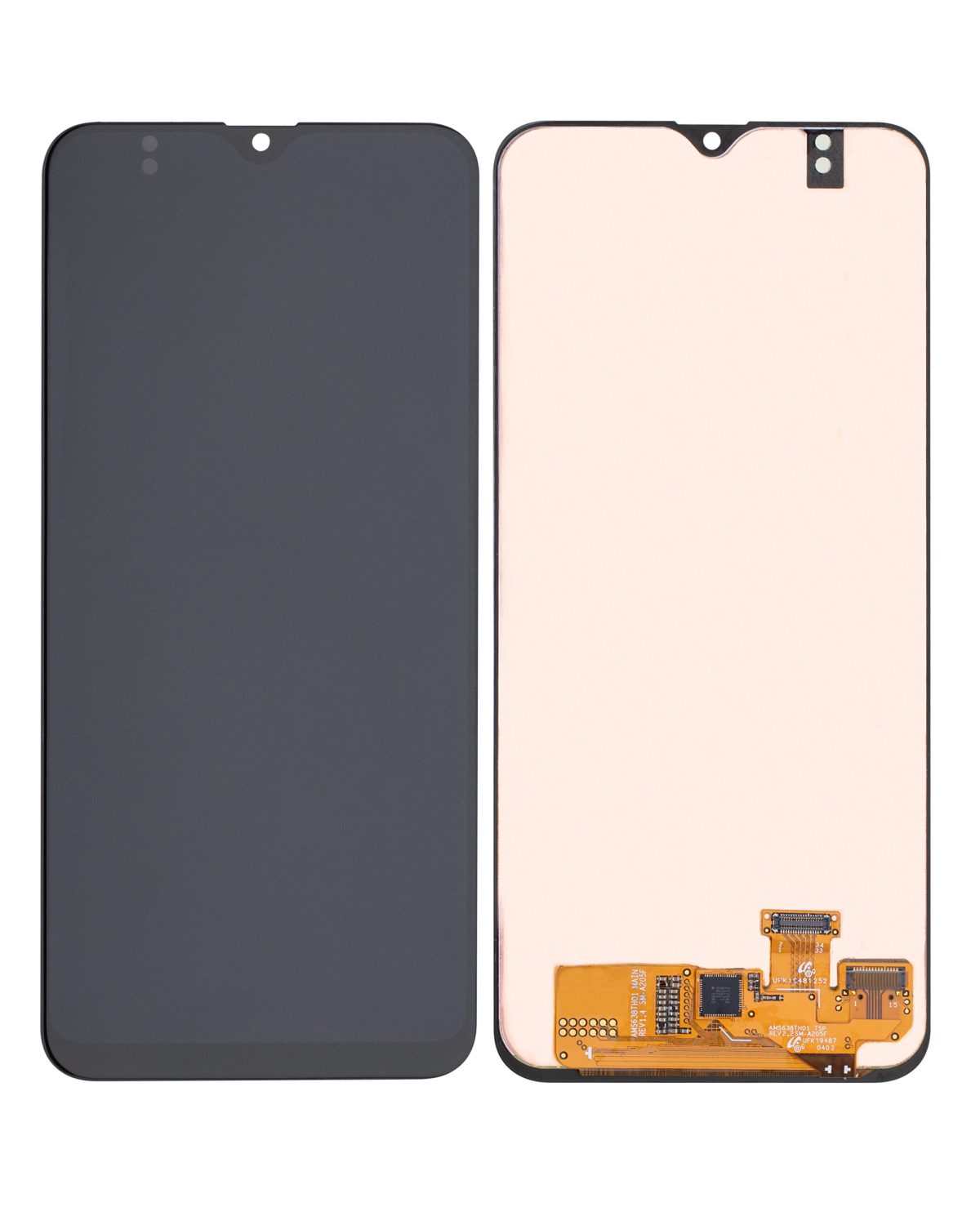 Samsung Galaxy A20 İle Uyumlu Çerçevesiz ekran Oled Ekranı (A205 2019) (Tüm Modeller) (Aftermarket Plus) (Tüm Renkler) - Görsel 2