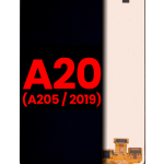Samsung Galaxy A20 İle Uyumlu Çerçevesiz ekran Orijinal Ekranı (A205 2019) (Tüm Modeller) (Aftermarket Plus) (Tüm Renkler)