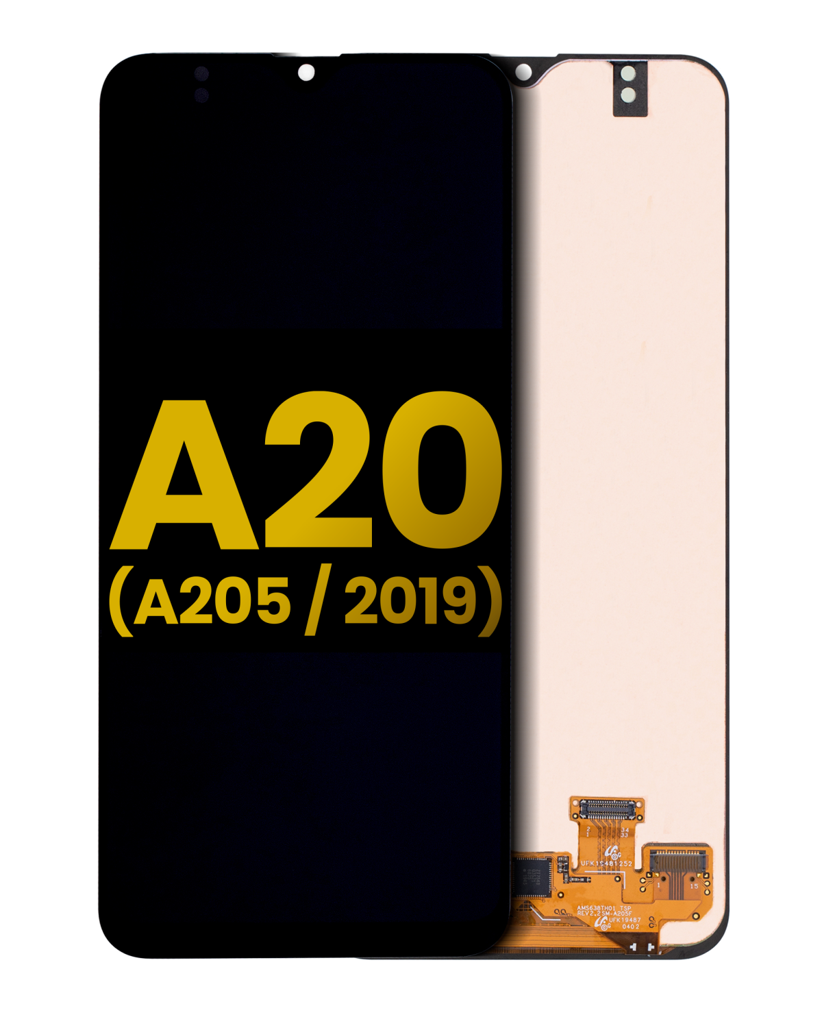 Samsung Galaxy A20 İle Uyumlu Çerçevesiz ekran Orijinal Ekranı (A205 2019) (Tüm Modeller) Orijinal (Tüm Renkler)