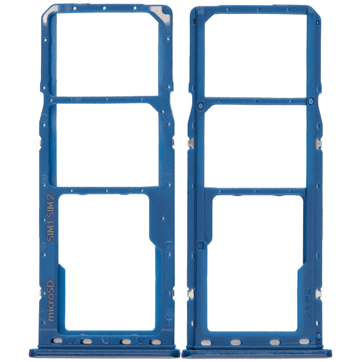 Samsung Galaxy A20 İle Uyumlu Çift Sim Kart Tepsisi (A205 2019) A30 (A305 2019) A50 (A505 2019) (Mavi) - Görsel 2