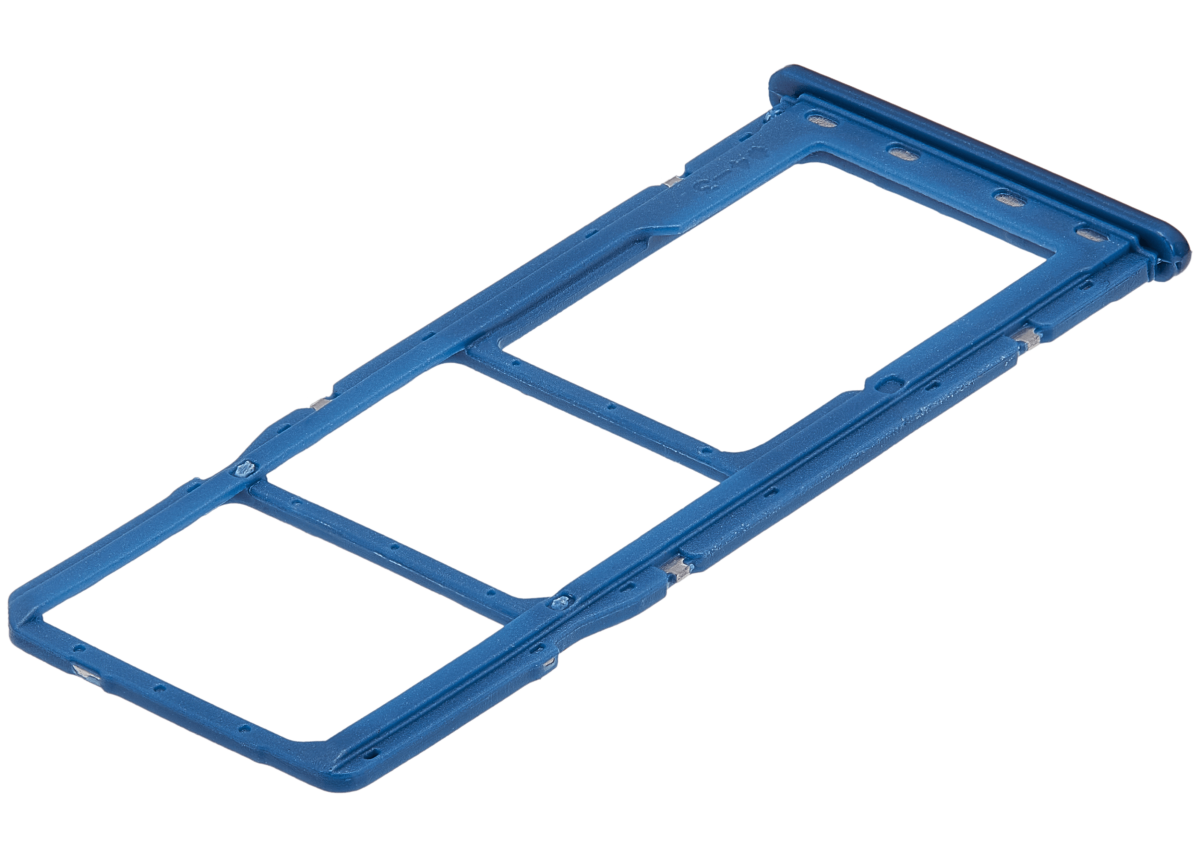 Samsung Galaxy A20 İle Uyumlu Çift Sim Kart Tepsisi (A205 2019) A30 (A305 2019) A50 (A505 2019) (Mavi) - Görsel 5