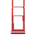 Samsung Galaxy A20 İle Uyumlu Çift Sim Kart Tepsisi (A205 2019) A30 (A305 2019) A50 (A505 2019) (Mercan Turuncusu)