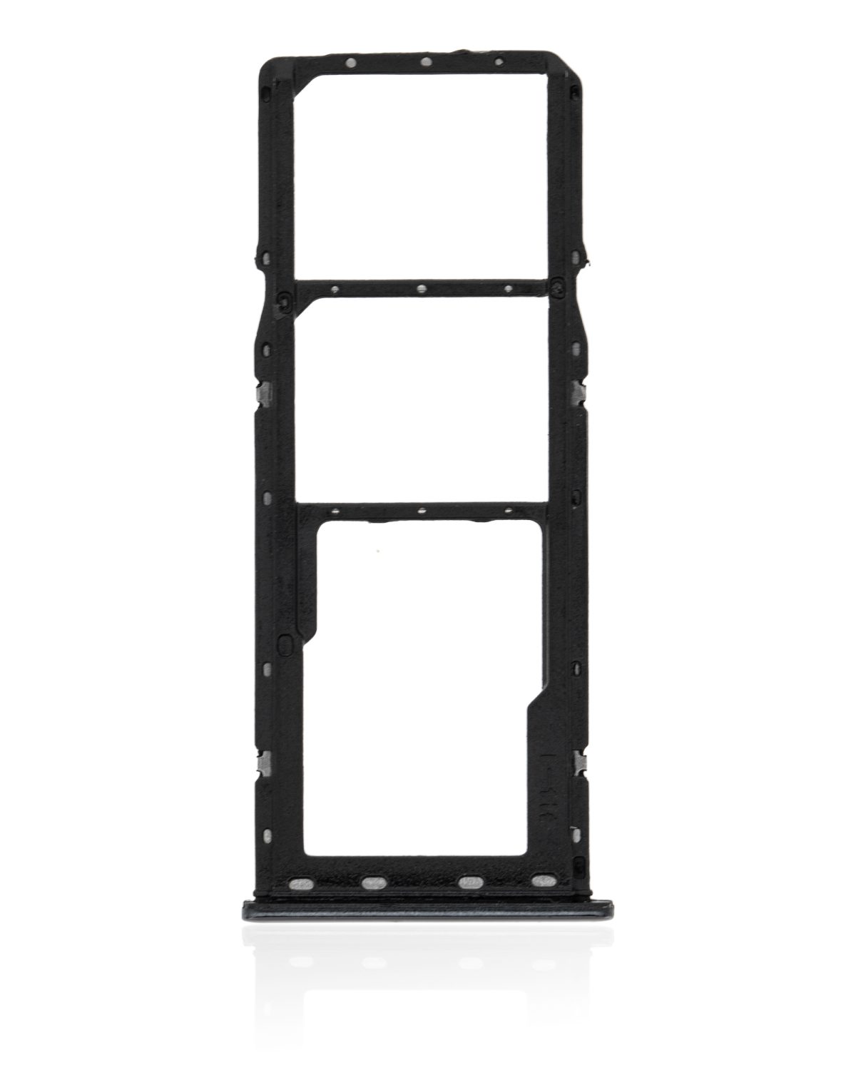 Samsung Galaxy A20 İle Uyumlu Çift Sim Kart Tepsisi (A205 2019) A30 (A305 2019) A50 (A505 2019) (Siyah) - Görsel 3