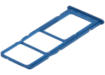 Samsung Galaxy A20 İle Uyumlu Çift Sim Kart Tepsisi (A205 2019) A30 (A305 2019) (Mavi) - Görsel 5