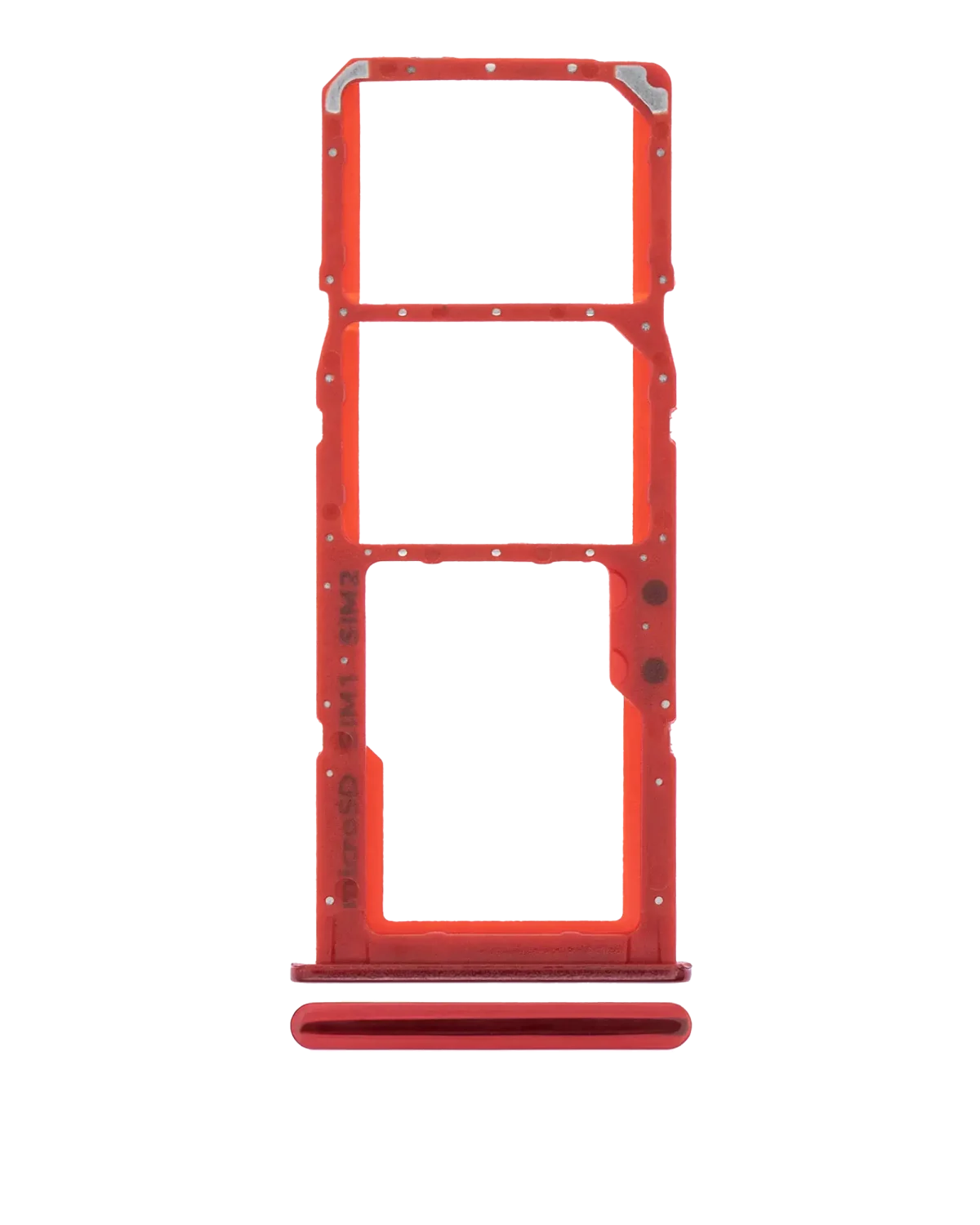 Samsung Galaxy A20 İle Uyumlu Çift Sim Kart Tepsisi (A205 2019) A30 (A305 2019) (Mercan Turuncusu) - Görsel 5