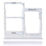 Samsung Galaxy A20 İle Uyumlu Çift Sim Kart Tepsisi E (A202 2019) (Beyaz)