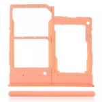 Samsung Galaxy A20 İle Uyumlu Çift Sim Kart Tepsisi E (A202 2019) (Mercan)