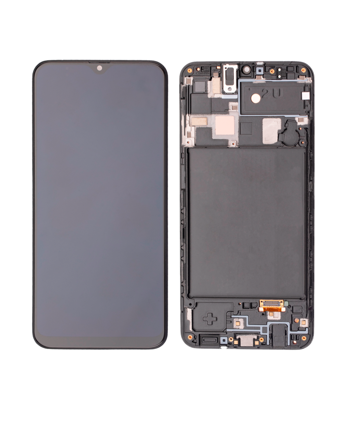 Samsung Galaxy A20 İle Uyumlu İçin Çerçeveli ekran (A205 2019) (U Sürümü) (Yan Pazar: Incell) (Tüm Renkler)  LCD Ekranı - Görsel 5
