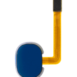 Samsung Galaxy A20 İle Uyumlu İçin Flex (A205 2019) (Derin Mavi)  Kablolu Parmak İzi Okuyucu Uyumlu