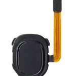 Samsung Galaxy A20 İle Uyumlu İçin Flex (A205 2019) (Siyah)  Kablolu Parmak İzi Okuyucu Uyumlu