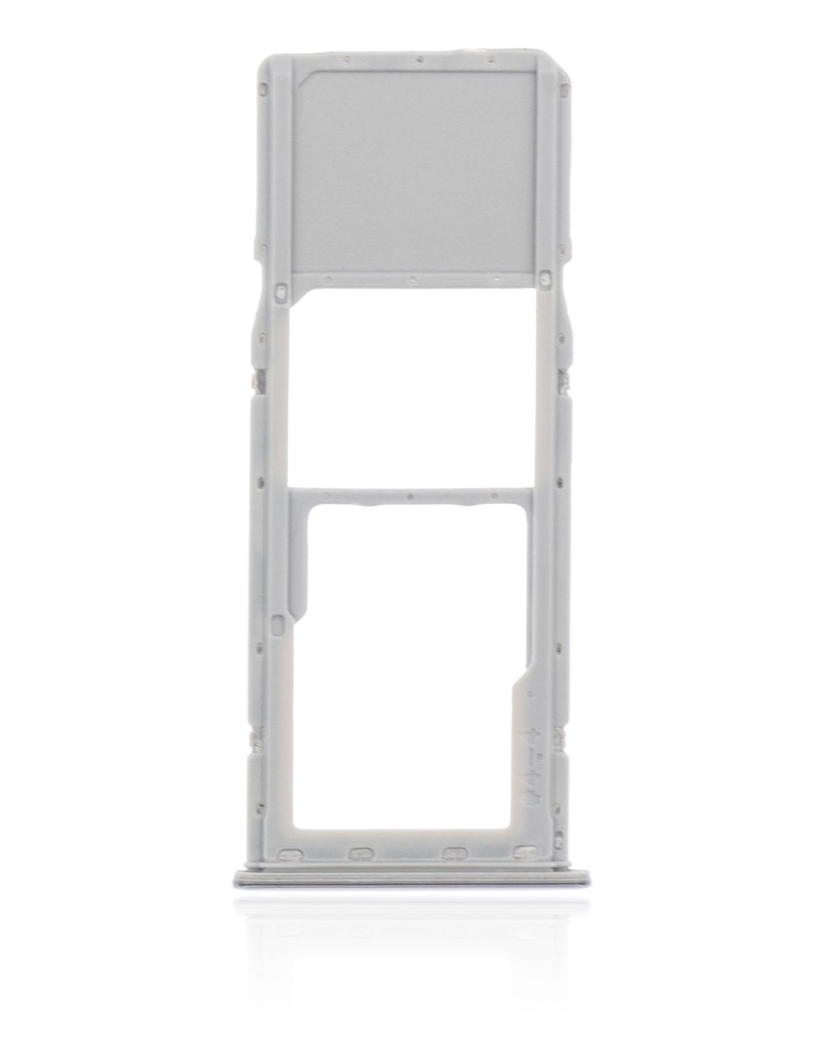 Samsung Galaxy A20 İle Uyumlu Tek Sim Kart Tepsisi (A205 2019) A30 (A305 2019) A50 (A505 2019) (Gümüş) - Görsel 3