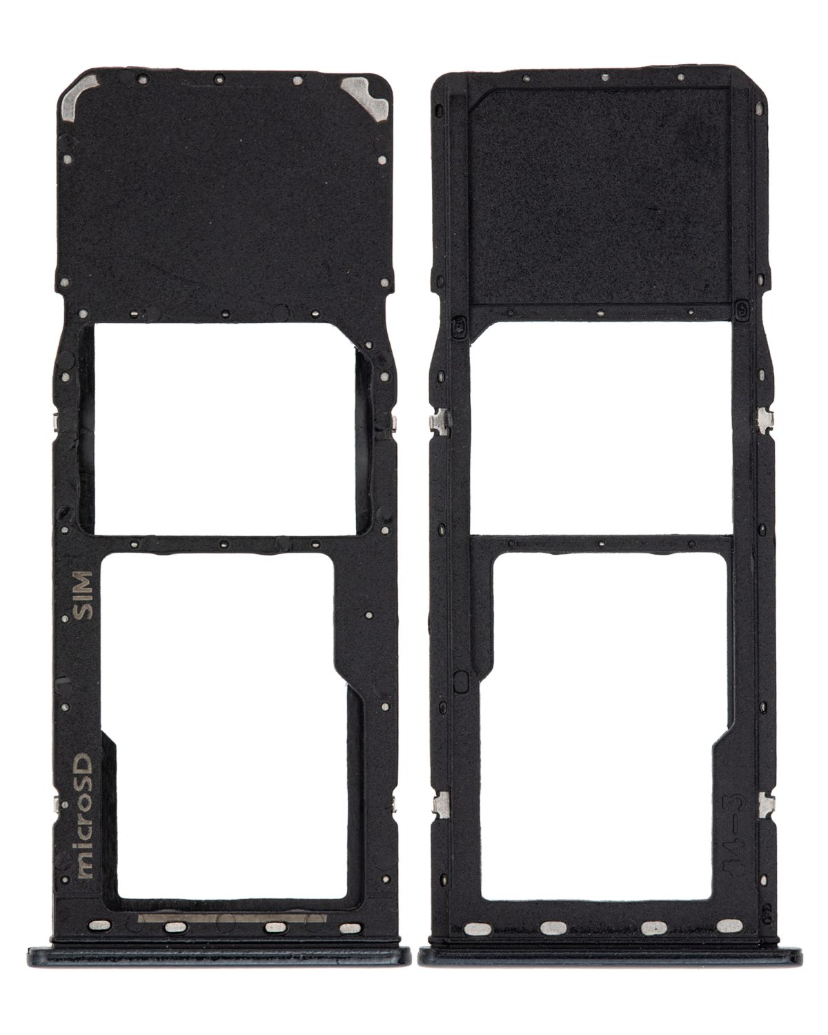 Samsung Galaxy A20 İle Uyumlu Tek Sim Kart Tepsisi (A205 2019) A30 (A305 2019) A50 (A505 2019) (Siyah) - Görsel 2
