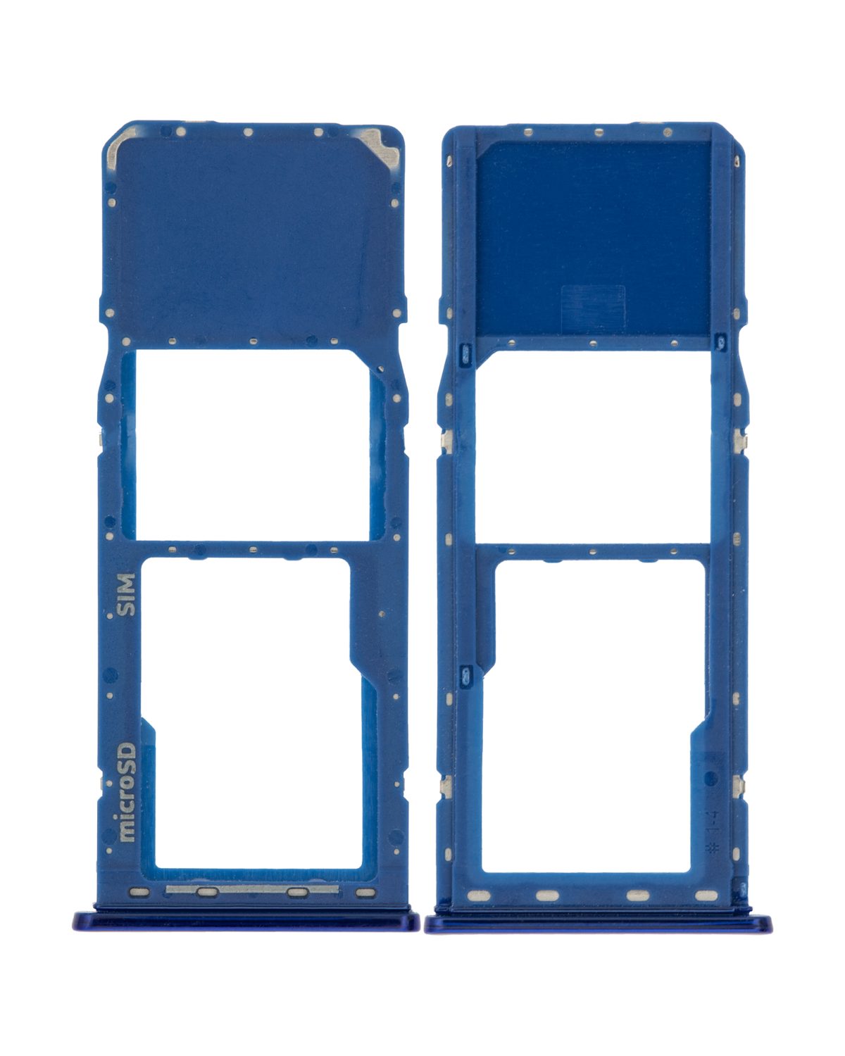 Samsung Galaxy A20 İle Uyumlu Tek Sim Kart Tepsisi (A205 2019) A30 (A305 2019) (Mavi) - Görsel 2