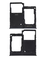 Samsung Galaxy A20 İle Uyumlu Tek Sim Kart Tepsisi e (A202 2019) (Siyah) - Görsel 2