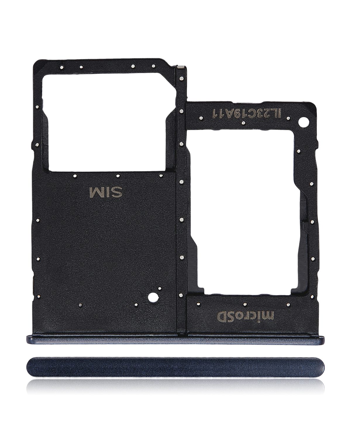 Samsung Galaxy A20 İle Uyumlu Tek Sim Kart Tepsisi e (A202 2019) (Siyah) - Görsel 3