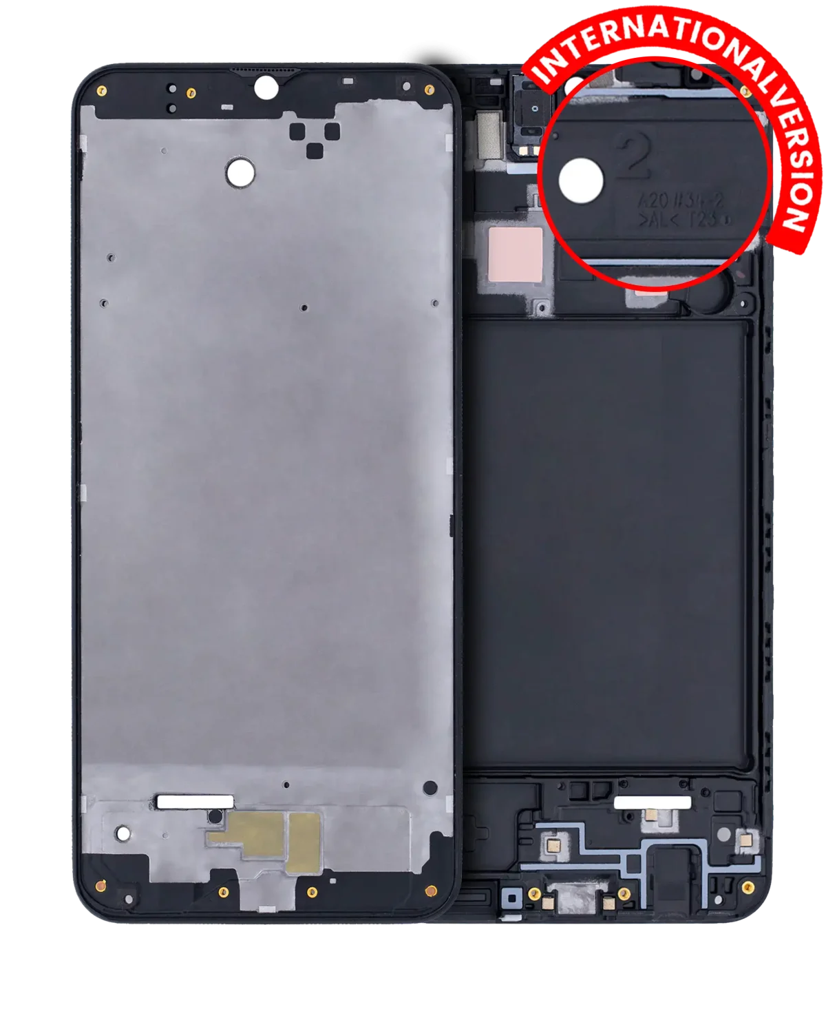 Samsung Galaxy A20 LCD İle Uyumlu Çerçeve (A205 2019) (Uluslararası Sürüm)