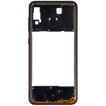 Samsung Galaxy A20 Orta İle Uyumlu Çerçeve Muhafazası (A205 2019) (Uluslararası Sürüm) (Siyah) - Görsel 4