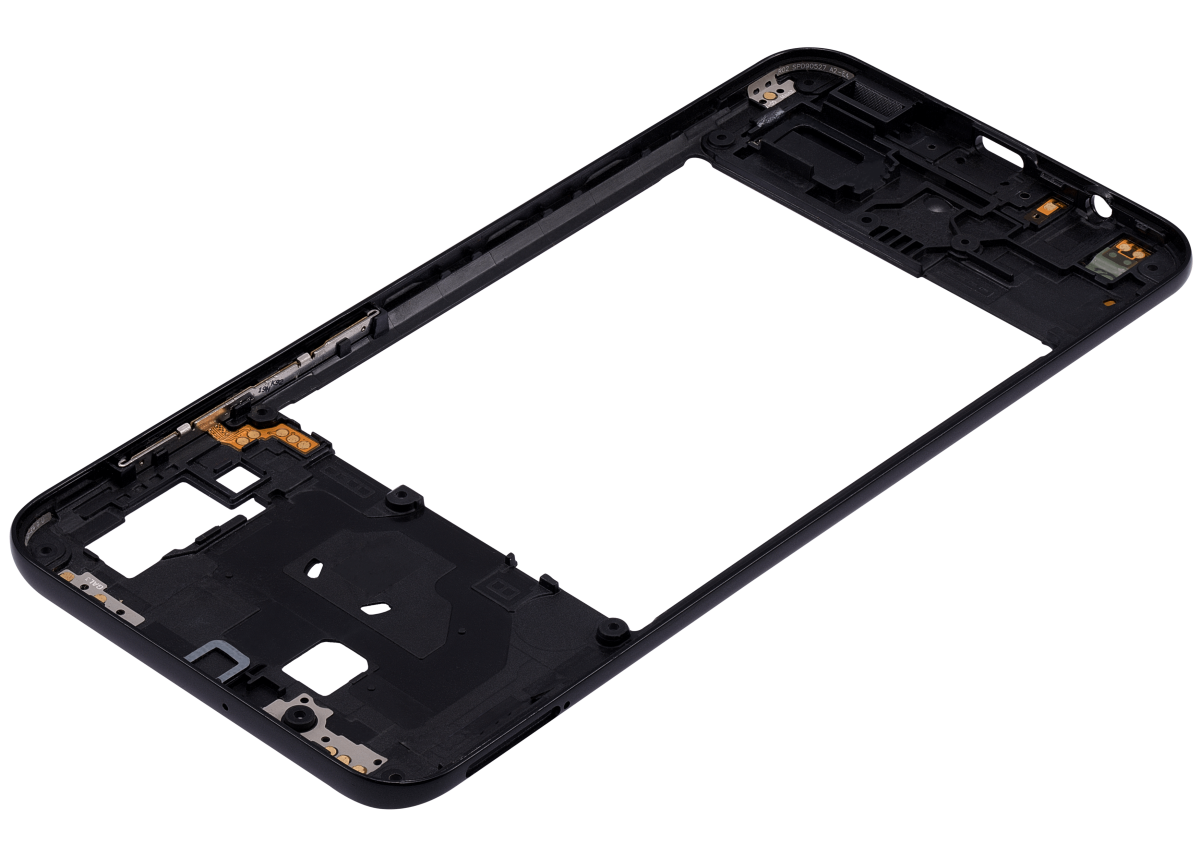 Samsung Galaxy A20 Orta İle Uyumlu Çerçeve Muhafazası (A205 2019) (Uluslararası Sürüm) (Siyah) - Görsel 5