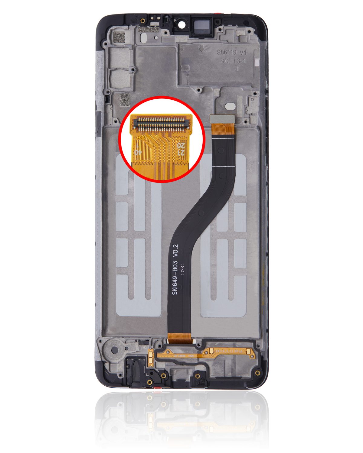 Samsung Galaxy A20S İle Uyumlu İçin Çerçeveli ekran (A207 2019) Orijinal (Tüm Renkler)  LCD Ekranı Uyumlu - Görsel 3