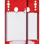 Samsung Galaxy A20 S İle Uyumlu  Orta Çerçeve Kasası (A207 2019) (Aftermarket Plus) (Kırmızı)