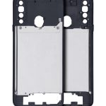 Samsung Galaxy A20 S İle Uyumlu  Orta Çerçeve Kasası (A207 2019) (Aftermarket Plus) (Siyah)