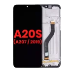 Samsung Galaxy A20 s İle Uyumlu İçin Çerçeveli ekran (A207 2019) (Aftermarket Plus) (Tüm Renkler)  LCD Ekranı Uyumlu