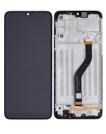 Samsung Galaxy A20s İle Uyumlu İçin Çerçeveli ekran (A207 2019) (Servis Paketi) (Tüm Renkler)  LCD Ekranı Uyumlu - Görsel 2
