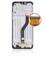 Samsung Galaxy A20s İle Uyumlu İçin Çerçeveli ekran (A207 2019) (Yan Pazar: Incell) (Tüm Renkler)  LCD Ekranı - Görsel 2