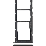 Samsung Galaxy A20s İle Uyumlu Çift Sim Kart Tepsisi s (A107 2019) A20s (A207 2019) (Siyah)