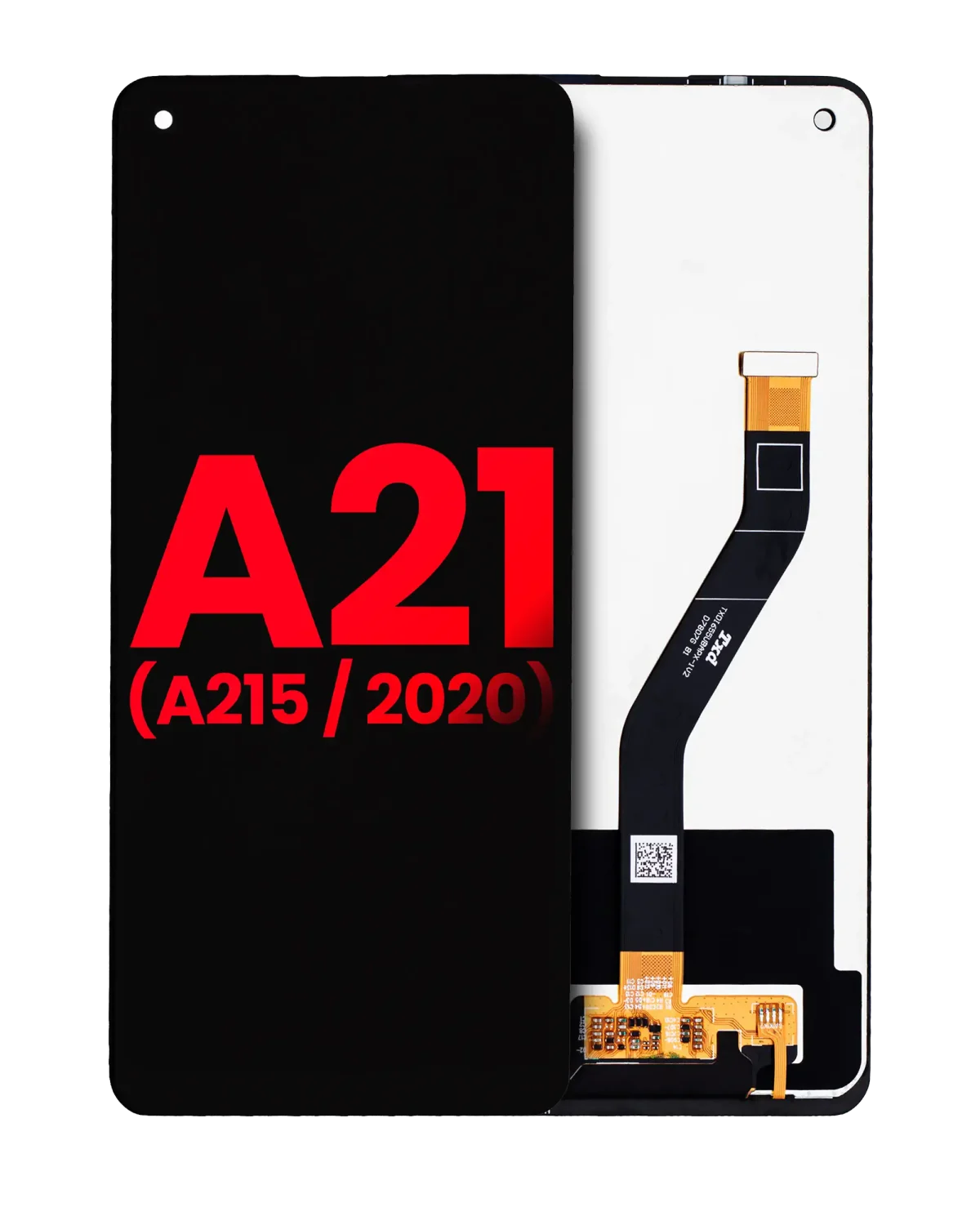 Samsung Galaxy A21 İle Uyumlu Çerçevesiz ekran LCD Ekranı (A215 2020) (Aftermarket Plus)