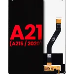 Samsung Galaxy A21 İle Uyumlu Çerçevesiz ekran LCD Ekranı (A215 2020) (Aftermarket Plus)