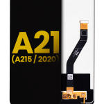 Samsung Galaxy A21 İle Uyumlu Çerçevesiz ekran LCD Ekranı (A215 2020) Orijinal (Tüm Renkler)